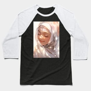 Cute anime girl - kawaii hijab anime girl Baseball T-Shirt